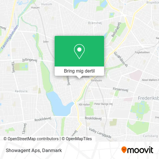 Showagent Aps kort