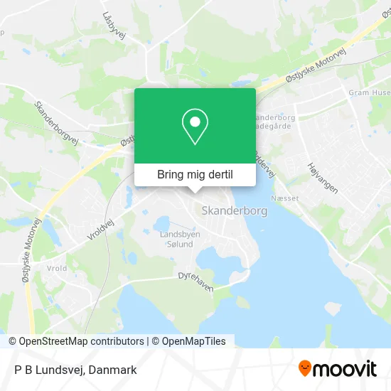 P B Lundsvej kort