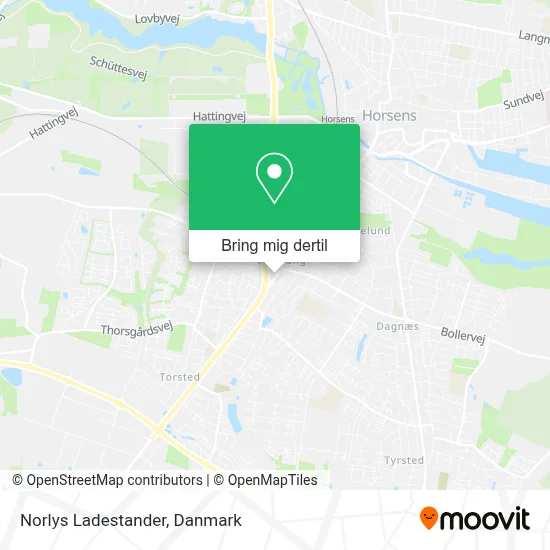 Norlys Ladestander kort