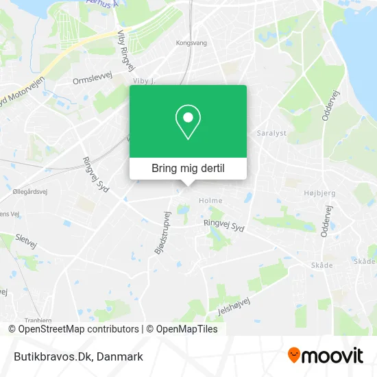 Butikbravos.Dk kort