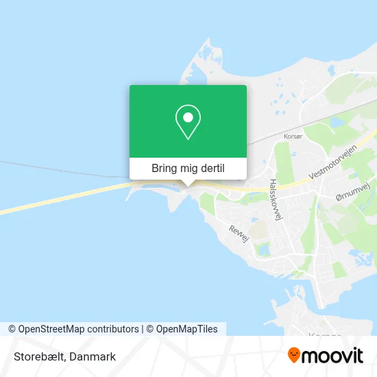 Storebælt kort