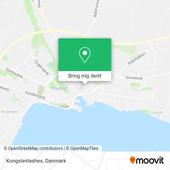 Kongslevlashes kort