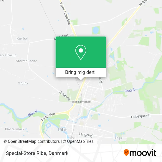 Special-Store Ribe kort