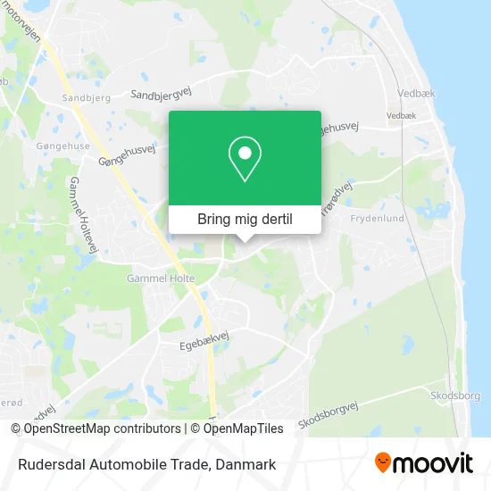 Rudersdal Automobile Trade kort