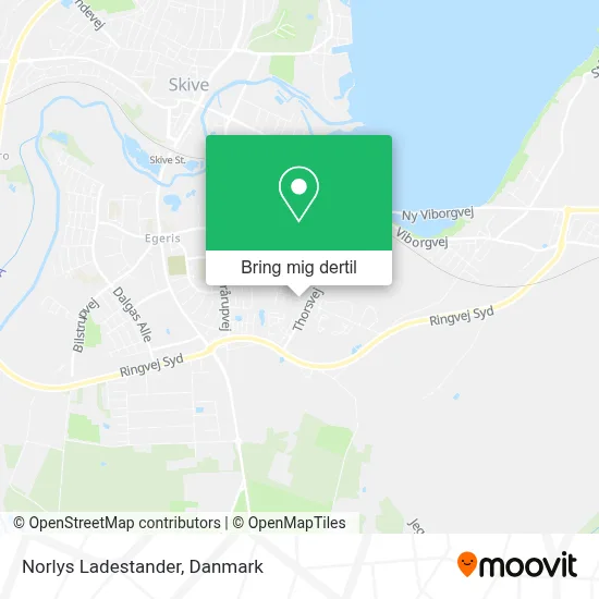 Norlys Ladestander kort