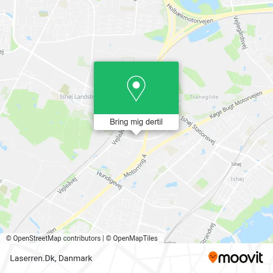 Laserren.Dk kort