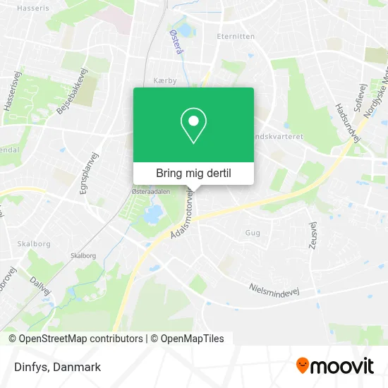 Dinfys kort