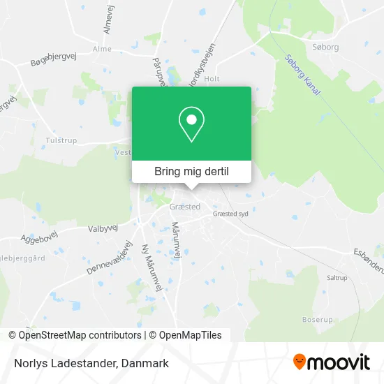 Norlys Ladestander kort