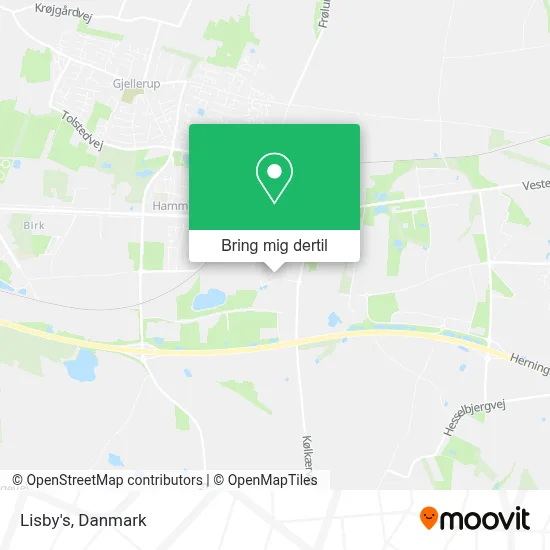 Lisby's kort