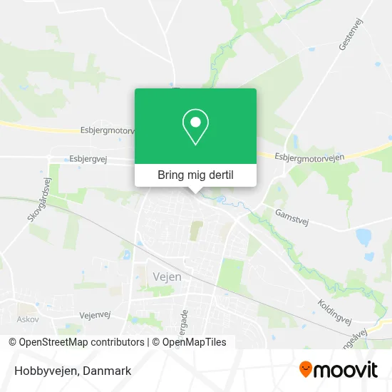 Hobbyvejen kort
