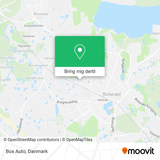 Box Auto kort