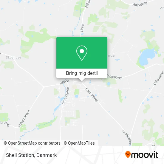 Shell Station kort