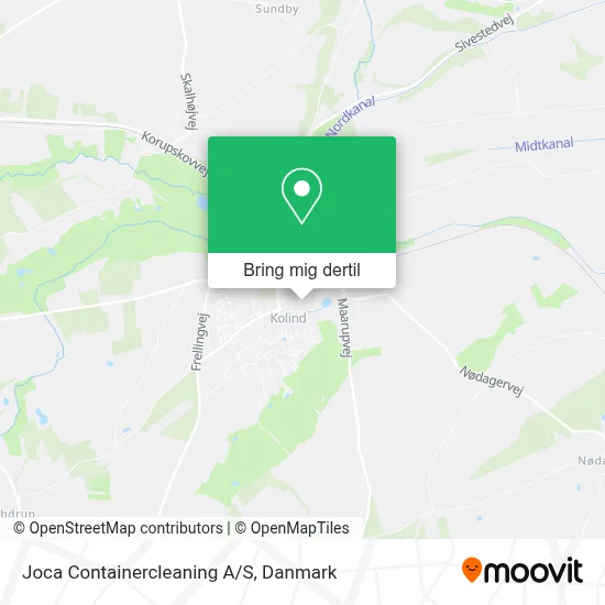 Joca Containercleaning A/S kort
