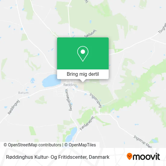 Røddinghus Kultur- Og Fritidscenter kort