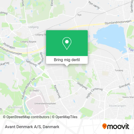 Avant Denmark A/S kort