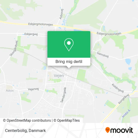 Centerbolig kort