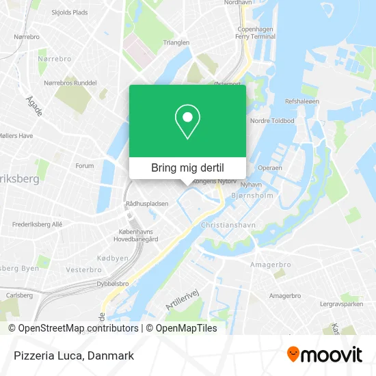 Pizzeria Luca kort