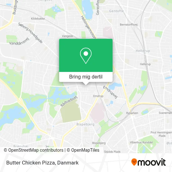 Butter Chicken Pizza kort