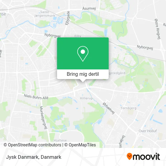 Jysk Danmark kort