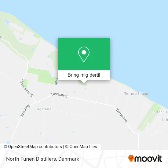 North Funen Distillers kort