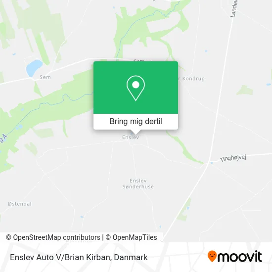 Enslev Auto V/Brian Kirban kort
