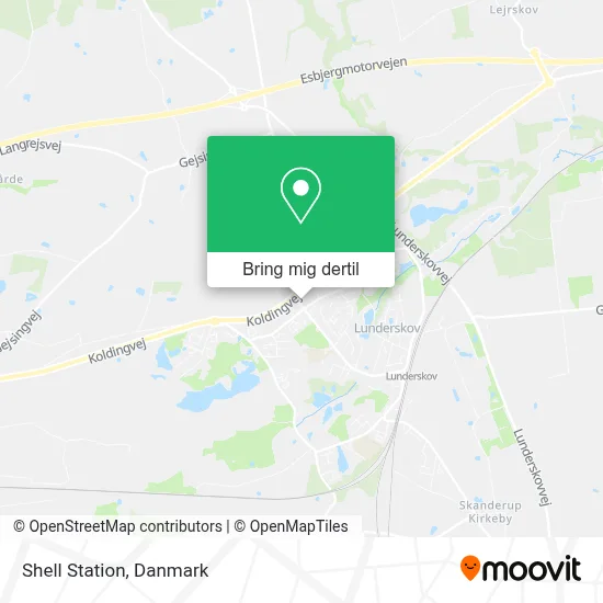 Shell Station kort