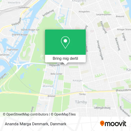 Ananda Marga Denmark kort