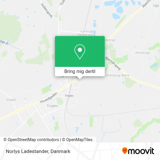 Norlys Ladestander kort