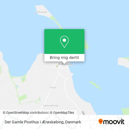 Det Gamle Posthus i Ærøskøbing kort