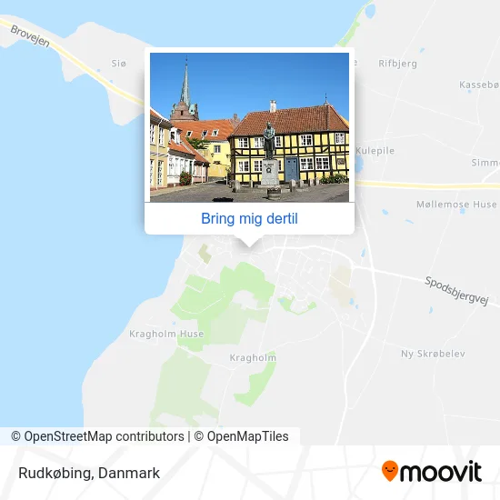Rudkøbing kort