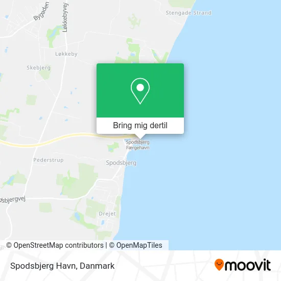 Spodsbjerg Havn kort