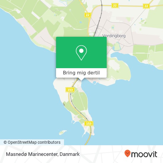 Masnedø Marinecenter kort