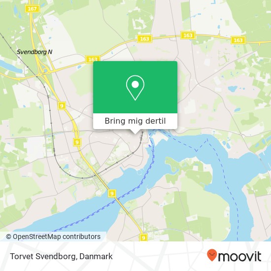 Torvet Svendborg kort