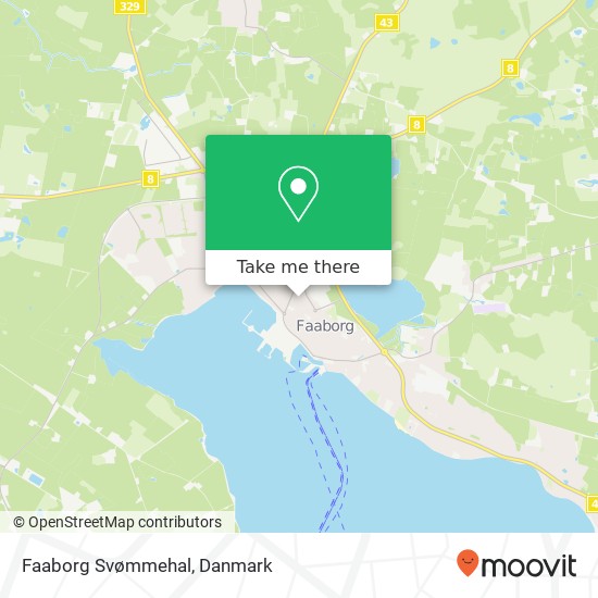 Faaborg Svømmehal kort