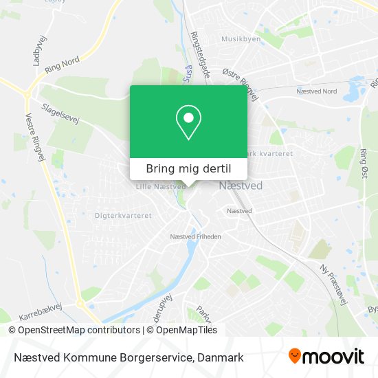 Næstved Kommune Borgerservice kort