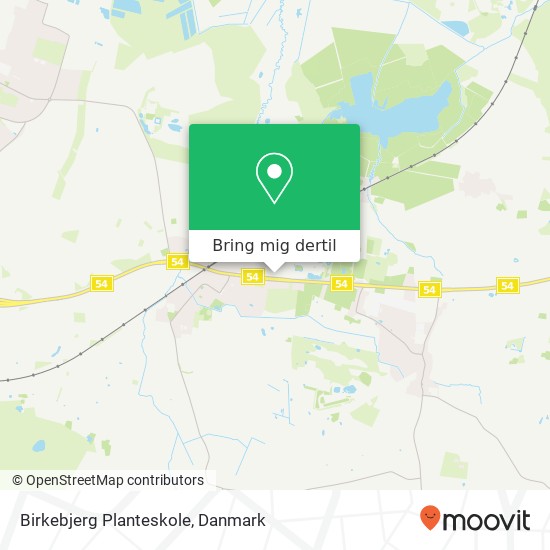 Birkebjerg Planteskole kort