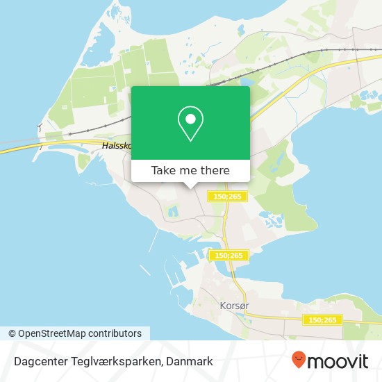 Dagcenter Teglværksparken kort