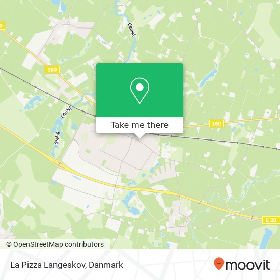 La Pizza Langeskov kort