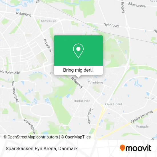Sparekassen Fyn Arena kort