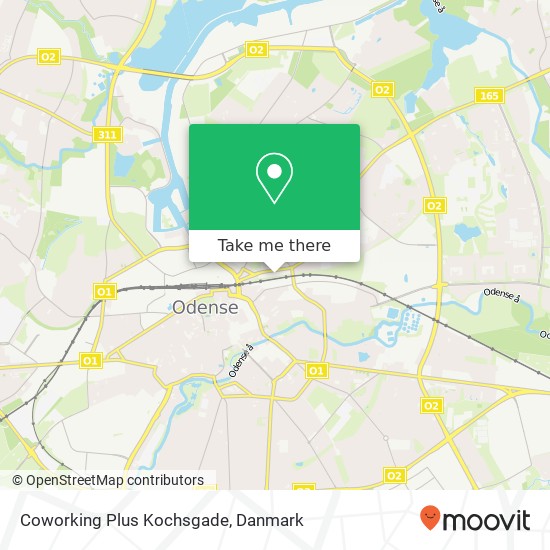 Coworking Plus Kochsgade kort