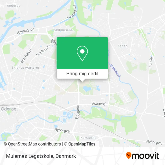 Mulernes Legatskole kort