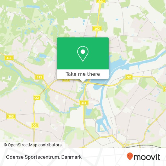 Odense Sportscentrum kort