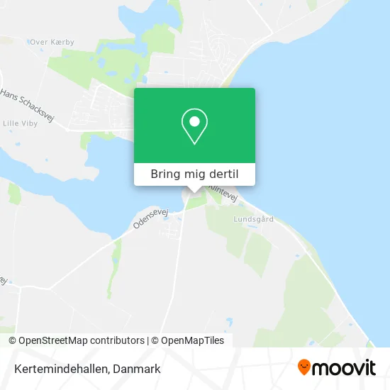 Kertemindehallen kort