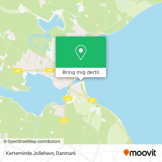 Kerteminde Jollehavn kort