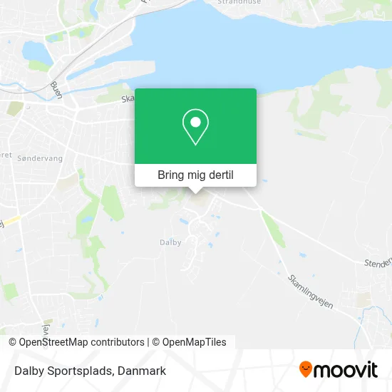 Dalby Sportsplads kort