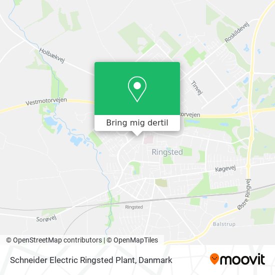 Schneider Electric Ringsted Plant kort