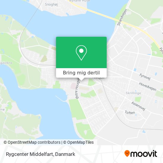 Rygcenter Middelfart kort