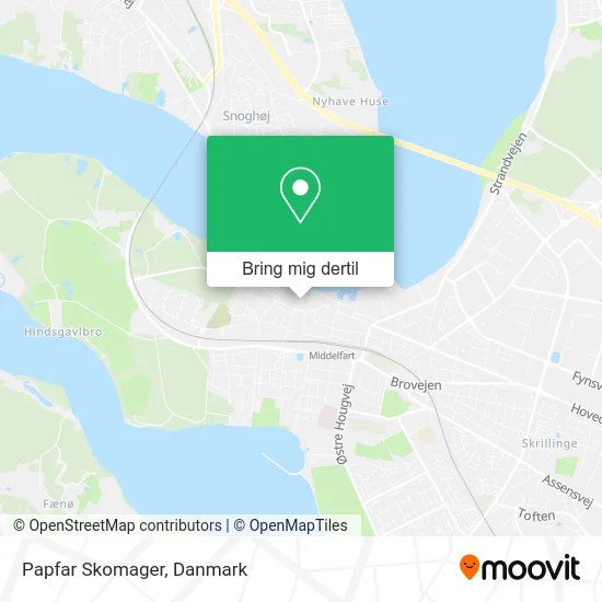 Papfar Skomager kort