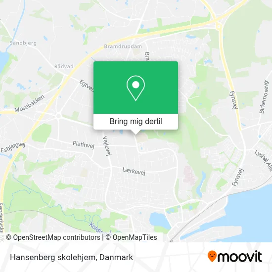 Hansenberg skolehjem kort