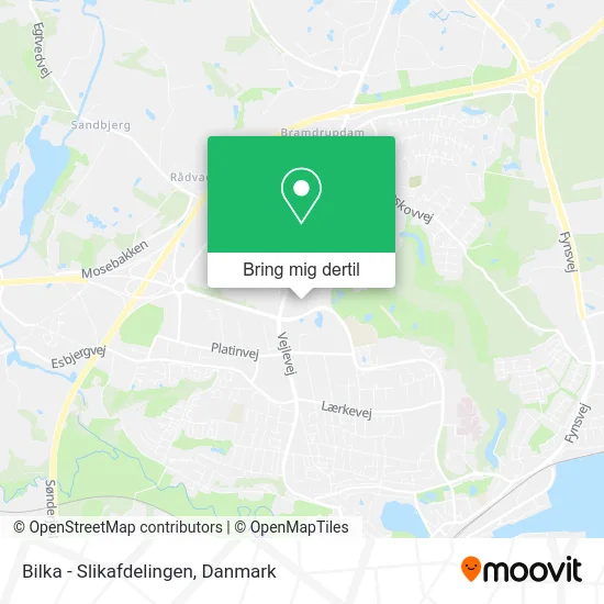 Bilka - Slikafdelingen kort